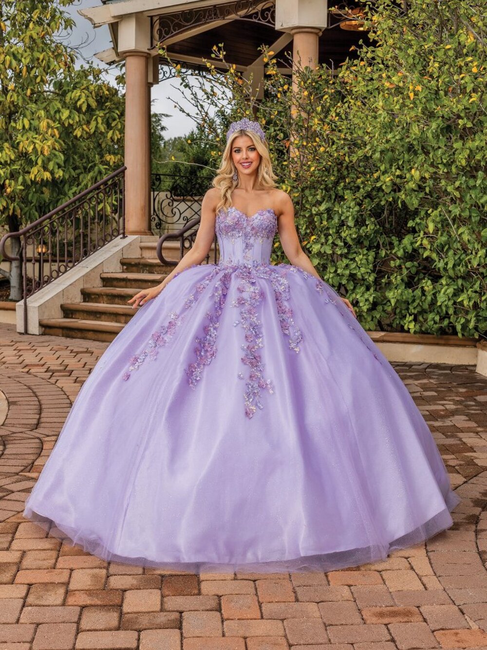 NEW LILAC Evening Gown Floor Length Formal Elegant Stunning 1855